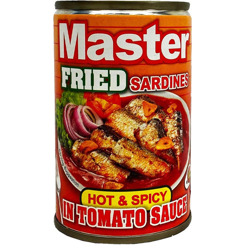 Master- Fried Sardines - Hot & Spicy in Tomato Sauce - 155 G