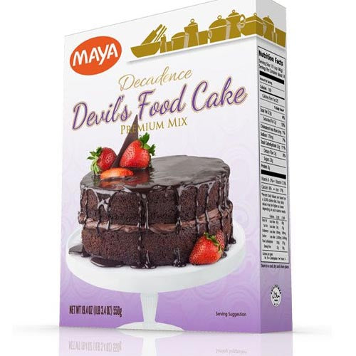 Maya - Decadence - Devil's Food Cake - Premium Mix - 550 G