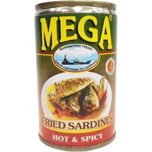 Mega - Fried Sardines - Hot and Spicy - 155 G