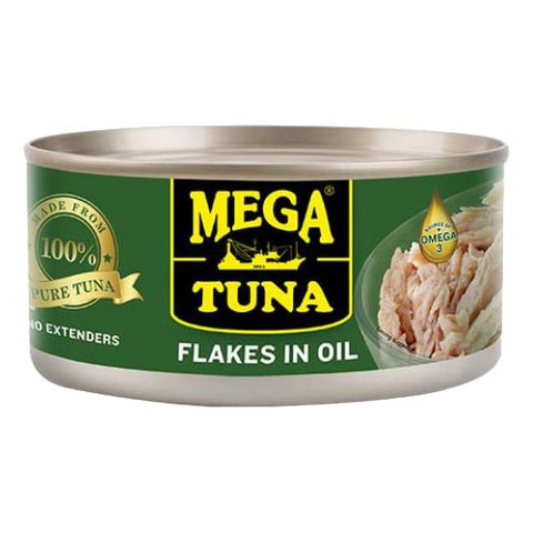 Mega Tuna Flakes in Oil (Green) - 180 G