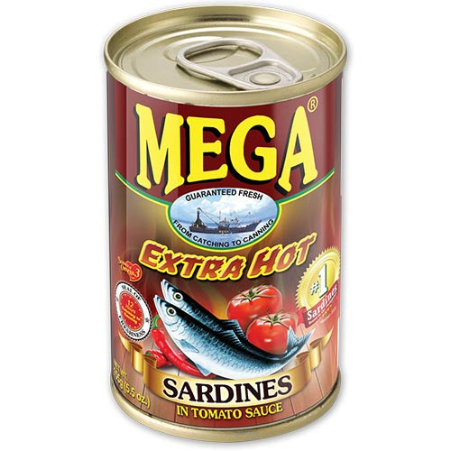 Mega Sardines in Tomato Sauce (Extra Hot) 🌶️  -155 G