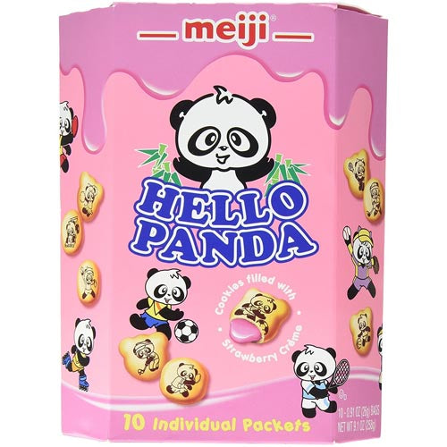 Meiji Hello Panda Strawberry - 9.1 OZ - 10 Pack