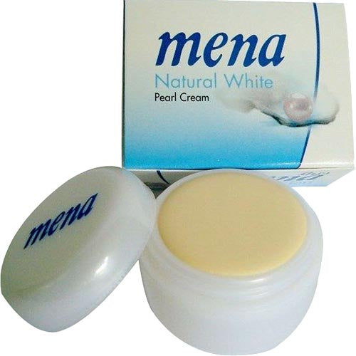 Mena - Natural White - Pearl Cream (BLUE) - 3 G