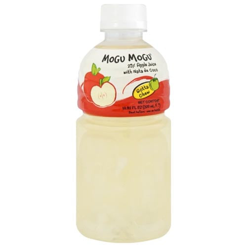 Mogu Mogu - Apple Juice with Nata De Coco - 320 ML