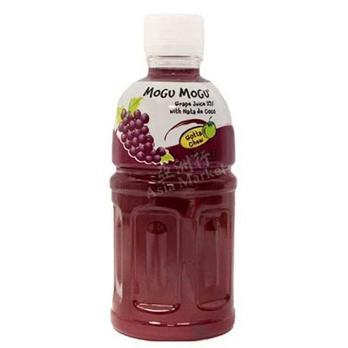 Mogu Mogu - Grape Juice with Nata De Coco - 320 ML