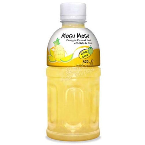 Mogu Mogu - Pineapple Juice with Nata De Coco - 320 ML