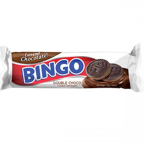 Monde - Bingo - Double Choco - Cookie Sandwich - 75 G