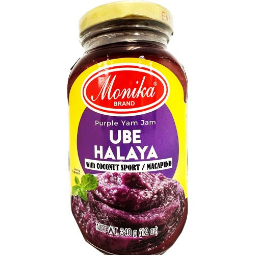 Monika Brand - Purple Yam Jam - UBE Halaya with Coconut Sport / Macapuno - 12 OZ