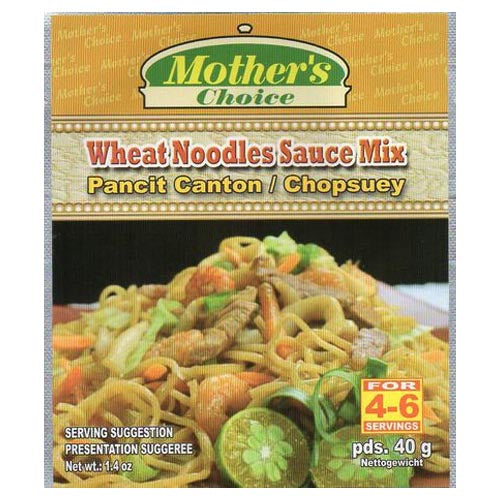 Mother's Choice - Wheat Noodles Sauce Mix - Pancit Canton / Chopsuey - 1.4 OZ