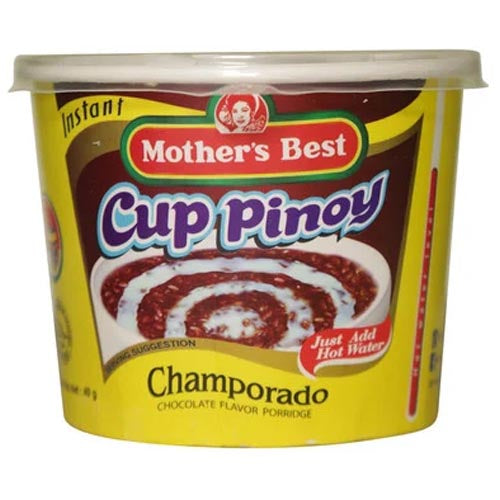 Mother's Best Cup Pinoy - Chocolate Champorado - 40g