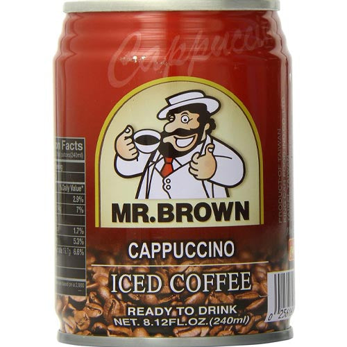 Mr. Brown - Cappuccino - Iced Coffee - Ready to Drink - 240 ML