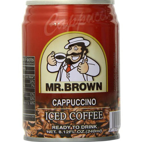 Mr. Brown - Cappuccino - Iced Coffee - Ready to Drink - 240 ML