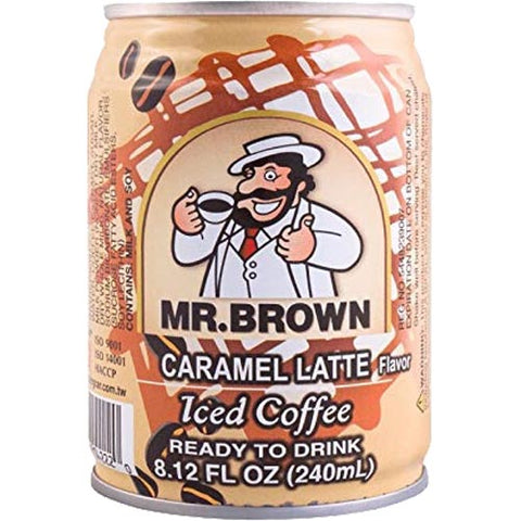 Mr. Brown - Caramel Latte Flavor - Iced Coffee - Ready to Drink - 240 ML