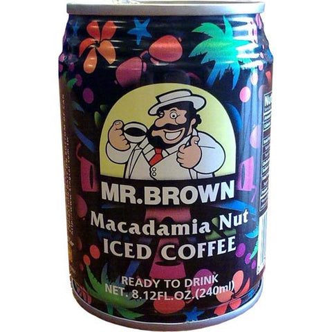 Mr. Brown - Macadamia Nut - Iced Coffee - Ready to Drink - 240 ML