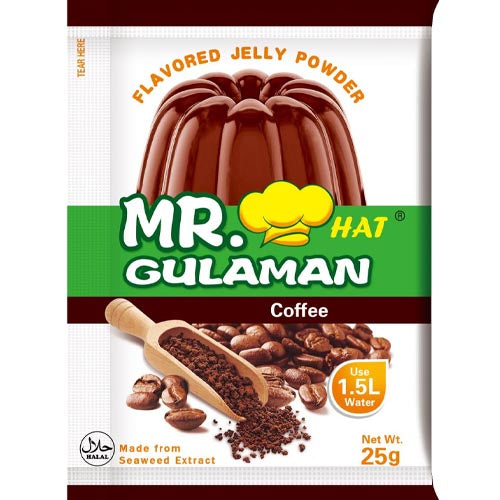 Mr. Hat Gulaman - The Original - Flavored Jelly Powder - Coffee - Sachet - 25 G