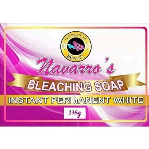 Navarro's Bleaching Soap - Instant Permanent White - 135 G