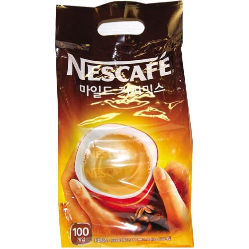 Nescafe - Instant Coffee Beverage - Mild Coffee Mix - 100 Pouches - 2.42 LBS