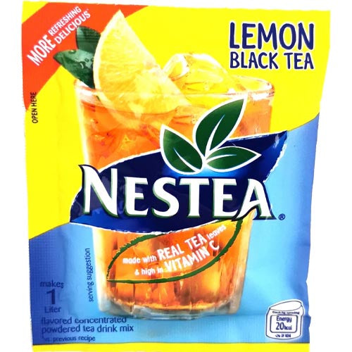 Nestea - Lemon Black Tea - Made with Real Tea Leaves - Sachet - 25 G