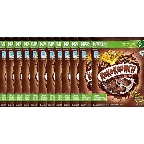 Nestle - Koko Krunch - Wheat Chocolatey Taste - Baon Pack - 12 Pack - 180 G