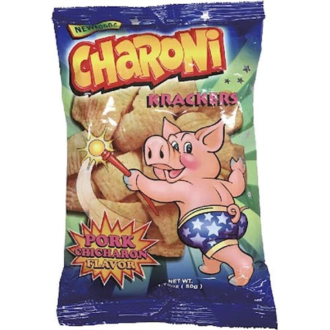 Newfoods - Charoni - Krackers - Pork  Chicharon Flavor - 100 G
