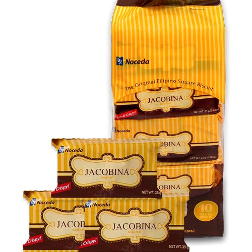 Noceda - Jacobina - The Original Filipino Square Biscuit - 10 Packs - 250 G