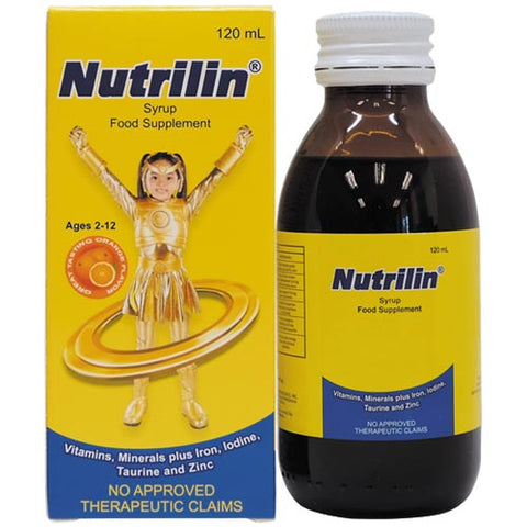 Nutrilin - Syrup Food Supplement - Ages 2 to 12 - 120 ML