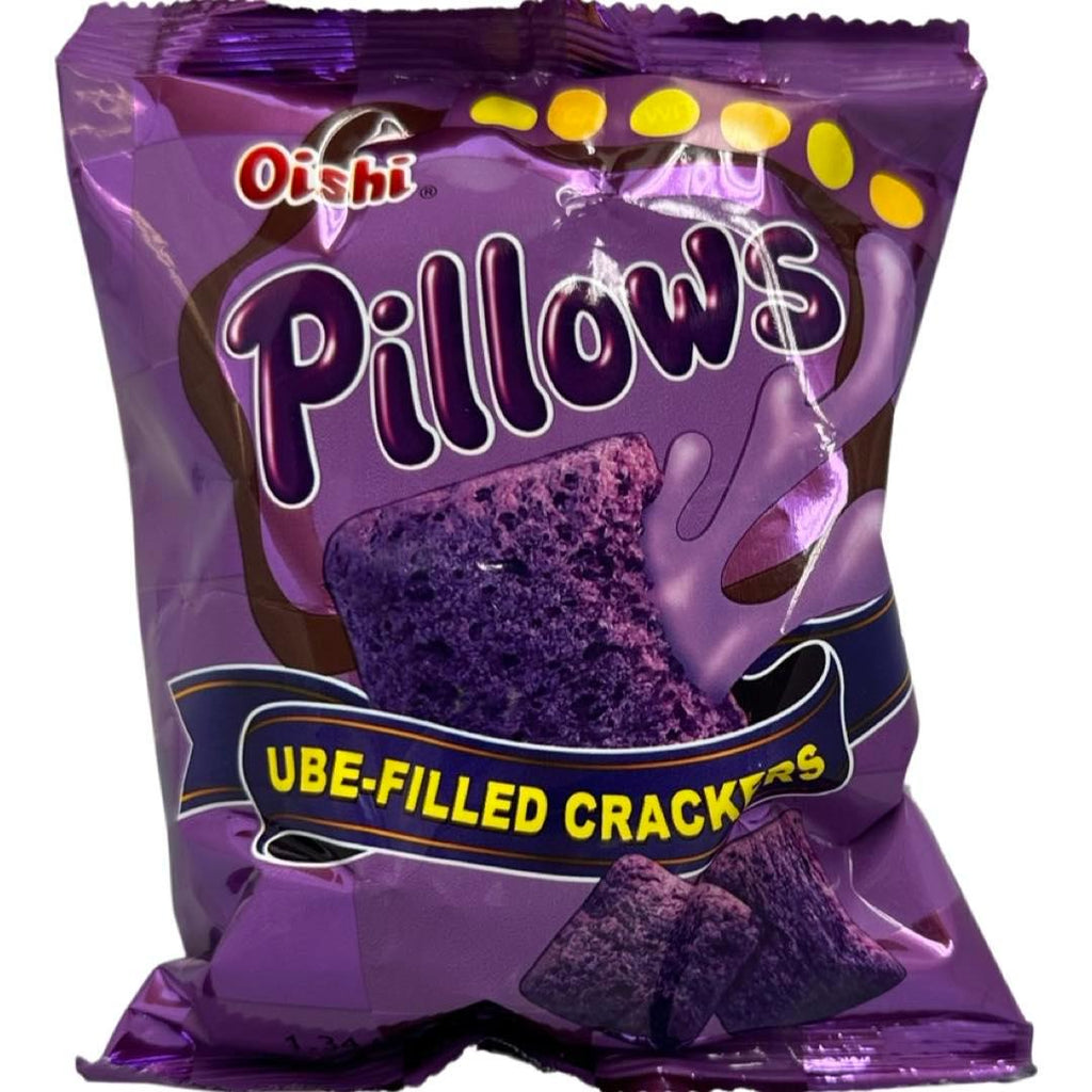 Oishi - Ube Pillows Crackers (Small) - 38 G