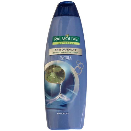 Palmolive Naturals - Shampoo - Anti Dandruff - Tea Tree & Eucalyptus (BLUE) - 180 ML