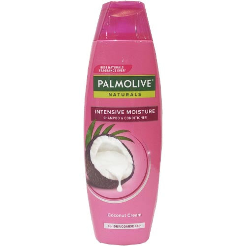 Palmolive Naturals - Shampoo and Conditioner - Intensive Moisture - Coconut Cream (PINK) - 180 ML