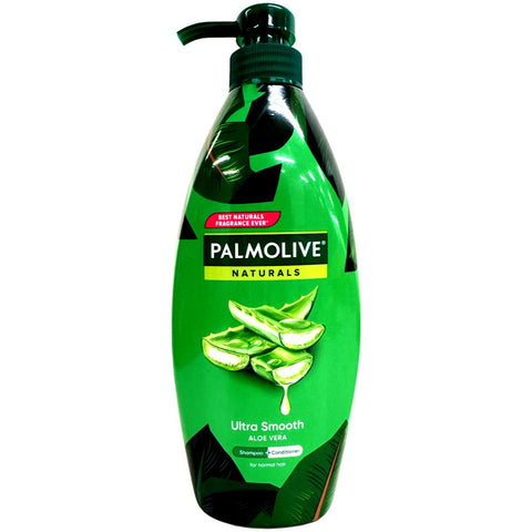 Palmolive Naturals - Shampoo and Conditioner - Ultra Smooth - Aloe Vera - BIG - 600 ML
