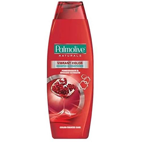 Palmolive Naturals - Shampoo and Conditioner - Vibrant Color - Acai Berry - Color Treated Hair (MAROON) - 180 ML