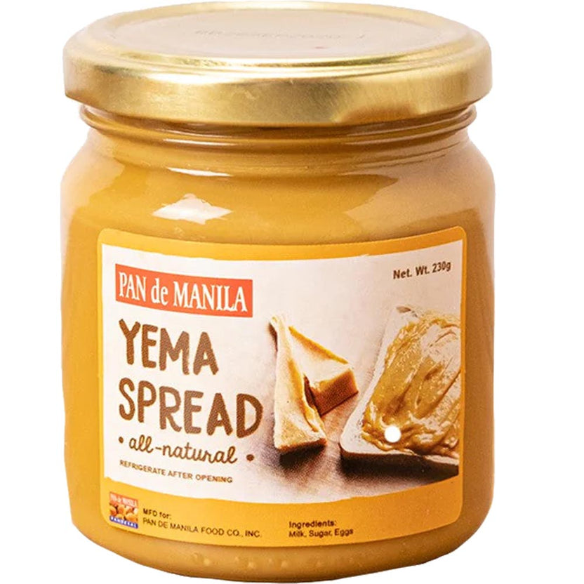 Pan De Manila - Yema Spread - All Natural - 230 ML – Sukli - Filipino ...