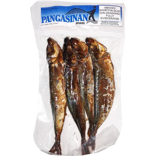 Pangasinan Brand - Smoked Shortfin Scad - (Galunggong) Fully Eviscerated - 7.05 OZ
