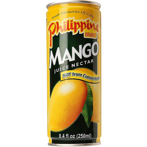 Philippine Brand - Mango Juice Nectar - Not From Concentrate - 250 ML