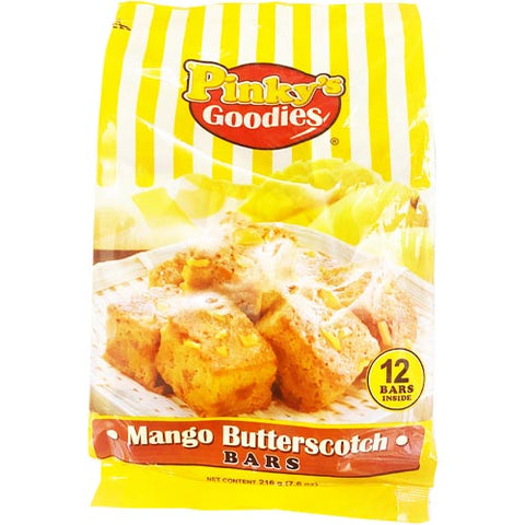 Pinky's Goodies - Mango Butterscotch Bars - 12 Pieces - 7.60 OZ