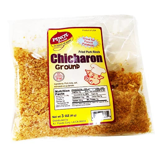 Pinoy Gourmet - Fried Pork Rinds - Chicharon Ground - 3 OZ