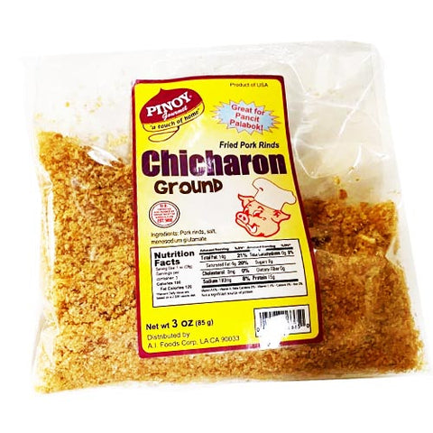 Pinoy Gourmet - Fried Pork Rinds - Chicharon Ground - 3 OZ