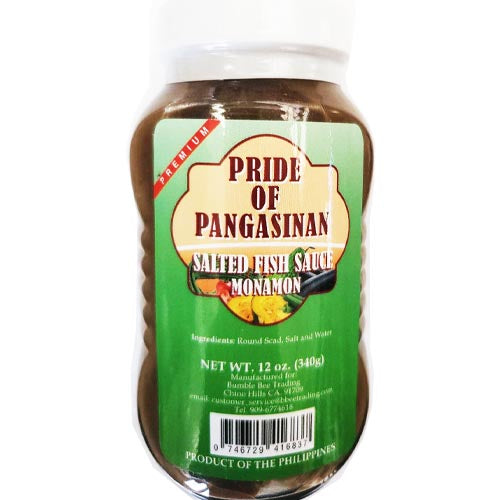 Pride of Pangasinan - Salted Fish Sauce - Monamon โ Sukli - Filipino ...