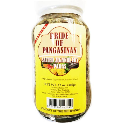 Pride of Pangasinan - Salted Ziganid Fry Padas - 12 OZ
