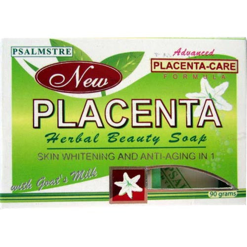 Psalmstre - Placenta Herbal Beauty Soap with Goat's Milk - Skin and Anti Aging in 1 - 90 G