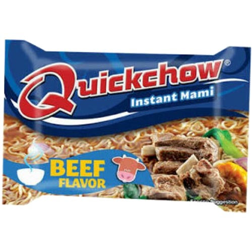 Quick Chow - Instant Mami - Beef Flavor - 55 G