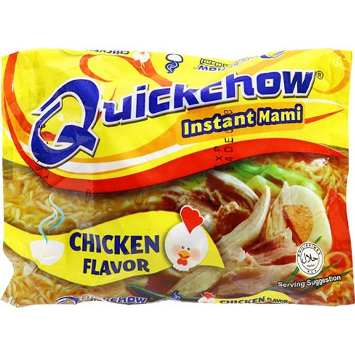 Quick Chow - Instant Mami - Chicken Flavor - 55 G