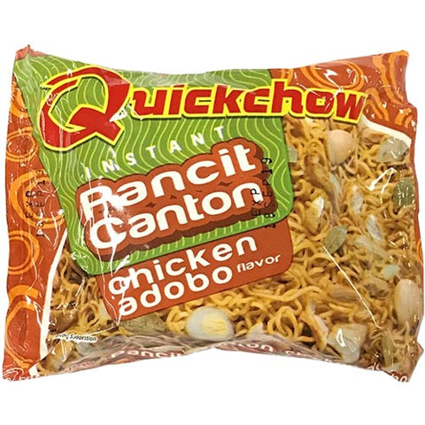 Quick Chow - Instant Pancit Canton - Chicken Adobo Flavor - 65 G