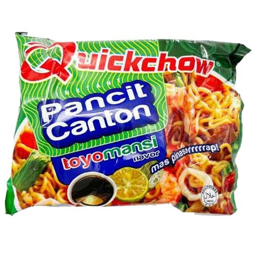Quick Chow - Instant Pancit Canton - Toyomansi Flavor - 65 G
