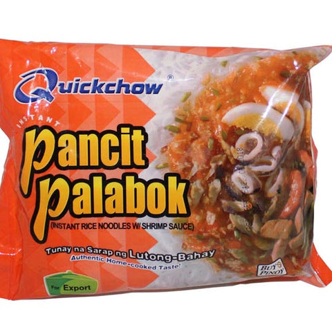 Quick Chow - Pancit Palabok Instant Rice Noodles with Shrimp Sauce - 65 G