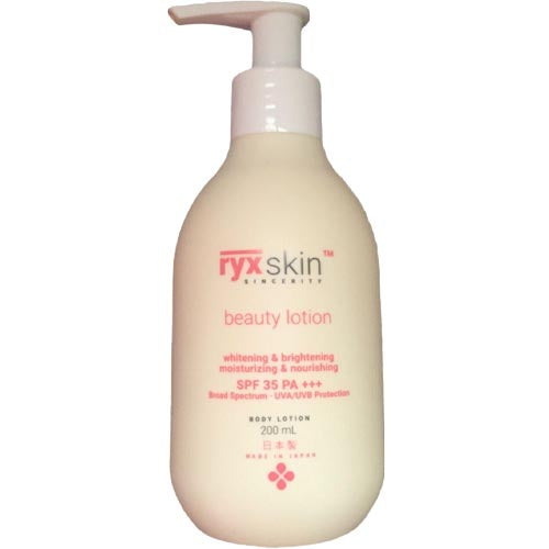 RYX Skincerity - Beauty Lotion - Whitening and Brightening, Moistuirizing and Nourishing - SPF 35 - 200 ML