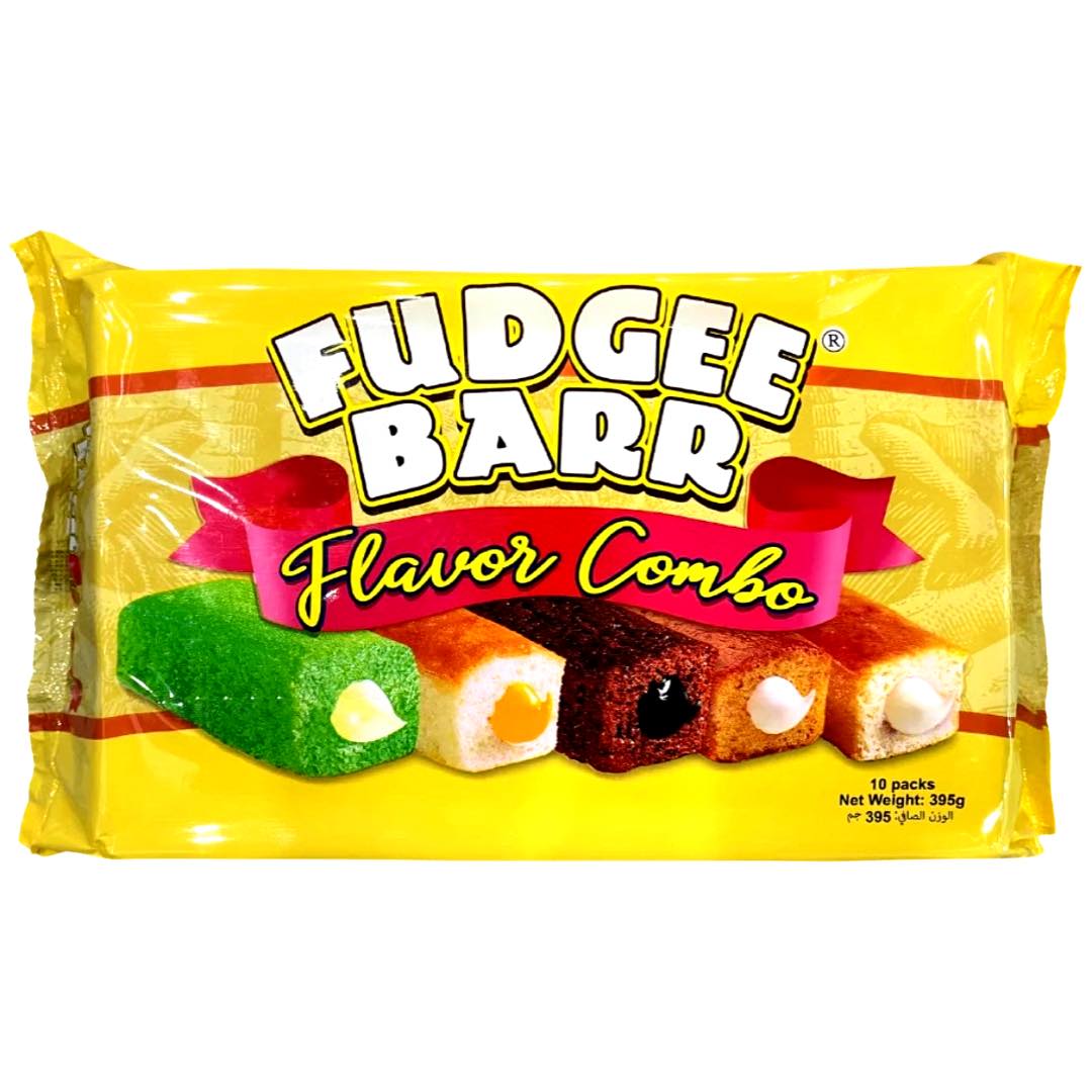 Rebisco - Fudgee Barr Flavor Combo - 10 Pack - 395 G