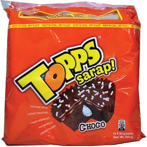 Rebisco - TOPPS - Sarap! - Choco - 10 Pack- 340 G