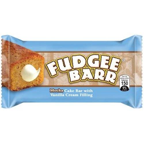 Rebisco - Fudgee Barr Mocha Rage with Vanilla Filled Cream - 10 Pack - 42g