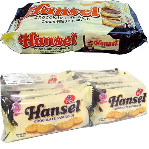 Rebisco - Hansel Sandwich Choco - 10 Pack